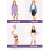 image:imageSTRETCH IS COMFORT Girls Cotton Biker Shorts and Cartwheel Shorts  Two Lengths to Choose from  Size 414Checkered Black and White