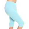 image:imageWomens and Plus Size KneeLength and Ankle Length LeggingsSky Blue
