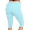 image:imageWomens and Plus Size KneeLength and Ankle Length LeggingsSky Blue