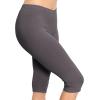 image:imageWomens and Plus Size KneeLength and Ankle Length LeggingsStone Gray