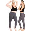 image:imageWomens and Plus Size KneeLength and Ankle Length LeggingsStone Gray