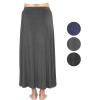 image:imageSTRETCH IS COMFORT Knee Length and Midi ALine Flowy Skirt  Comfortable Clothes for Women  S5XCharcoal Gray