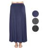 image:imageSTRETCH IS COMFORT Knee Length and Midi ALine Flowy Skirt  Comfortable Clothes for Women  S5XNavy Blue