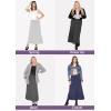 image:imageSTRETCH IS COMFORT Knee Length and Midi ALine Flowy Skirt  Comfortable Clothes for Women  S5XNavy Blue