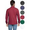 image:imageSTRETCH IS COMFORT Mens Cotton Mock Neck Short Sleeve amp Cuffed Long Sleeve TopBurgundy