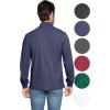 image:imageSTRETCH IS COMFORT Mens Cotton Mock Neck Short Sleeve amp Cuffed Long Sleeve TopNavy Blue