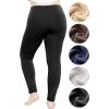 image:imageSTRETCH IS COMFORT Womens Plus Size Knee amp Full Length Cotton Leggings  XLarge  7XBlack Fleece