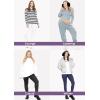 image:imageSTRETCH IS COMFORT Womens Plus Size Knee amp Full Length Cotton Leggings  XLarge  7XBrown Fleece