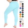 image:imageSTRETCH IS COMFORT Womens Plus Size Knee amp Full Length Cotton Leggings  XLarge  7XSky Blue