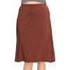 image:imageSTRETCH IS COMFORT Knee Length and Midi ALine Flowy Skirt  Comfortable Clothes for Women  S5XAlmond