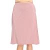 image:imageSTRETCH IS COMFORT Knee Length and Midi ALine Flowy Skirt  Comfortable Clothes for Women  S5XMauve