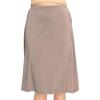 image:imageSTRETCH IS COMFORT Knee Length and Midi ALine Flowy Skirt  Comfortable Clothes for Women  S5XMocha