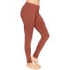 image:imageSTRETCH IS COMFORT Womens Plus Size Knee amp Full Length Cotton Leggings  XLarge  7XRust