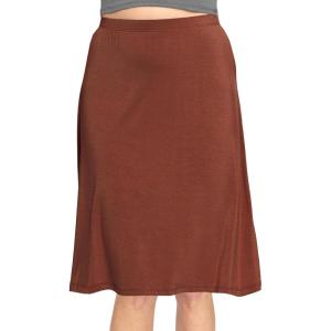 image:imageSTRETCH IS COMFORT Knee Length and Midi ALine Flowy Skirt  Comfortable Clothes for Women  S5XAlmond