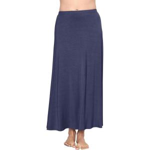 image:imageSTRETCH IS COMFORT Knee Length and Midi ALine Flowy Skirt  Comfortable Clothes for Women  S5XNavy Blue