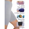 image:imageSTRETCH IS COMFORT Biker Shorts for Women  Womens Athletic Workout Shorts  Cotton  Small  5XCheckered Green