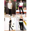 image:imageSTRETCH IS COMFORT Women Plus Size High Waist Cotton Bootcut Yoga Pants  XL7XStone Gray