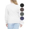 image:imageSTRETCH IS COMFORT Womens Plus Size Relaxed Long Sleeve Turtleneck  XL  7XWhite