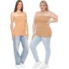 image:imageSTRETCH IS COMFORT Womens amp Plus Mid and Long Length Tube Top  X Small  5XBeige