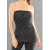 image:imageSTRETCH IS COMFORT Womens amp Plus Mid and Long Length Tube Top  X Small  5XBlack Cheetah