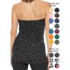 image:imageSTRETCH IS COMFORT Womens amp Plus Mid and Long Length Tube Top  X Small  5XBlack Cheetah