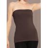 image:imageSTRETCH IS COMFORT Womens amp Plus Mid and Long Length Tube Top  X Small  5XBrown