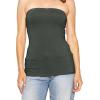 image:imageSTRETCH IS COMFORT Womens amp Plus Mid and Long Length Tube Top  X Small  5XCharcoal Gray