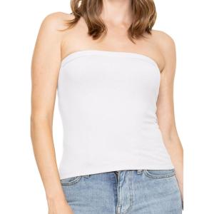 image:imageSTRETCH IS COMFORT Womens amp Plus Mid and Long Length Tube Top  X Small  5XWhite