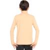 image:imageSTRETCH IS COMFORT Boys Long Sleeve Turtleneck Shirt  Soft Stretchy Lightweight Base Layer Everyday Top  216Beige