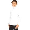 image:imageSTRETCH IS COMFORT Boys Long Sleeve Turtleneck Shirt  Soft Stretchy Lightweight Base Layer Everyday Top  216Black  White