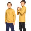 image:imageSTRETCH IS COMFORT Boys Long Sleeve Turtleneck Shirt  Soft Stretchy Lightweight Base Layer Everyday Top  216Mustard Yellow