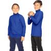 image:imageSTRETCH IS COMFORT Boys Long Sleeve Turtleneck Shirt  Soft Stretchy Lightweight Base Layer Everyday Top  216Royal Blue