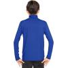 image:imageSTRETCH IS COMFORT Boys Long Sleeve Turtleneck Shirt  Soft Stretchy Lightweight Base Layer Everyday Top  216Royal Blue