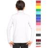 image:imageSTRETCH IS COMFORT Boys Long Sleeve Turtleneck Shirt  Soft Stretchy Lightweight Base Layer Everyday Top  216White 2 Pack