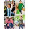 image:imageSTRETCH IS COMFORT Boys Oh So Soft Long Sleeve Top Crew Neck  416Checkered Green