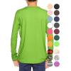 image:imageSTRETCH IS COMFORT Boys Oh So Soft Long Sleeve Top Crew Neck  416Lime Green
