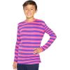 image:imageSTRETCH IS COMFORT Boys Oh So Soft Long Sleeve Top Crew Neck  416Pink Purple Stripes
