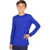 image:imageSTRETCH IS COMFORT Boys Oh So Soft Long Sleeve Top Crew Neck  416Royal Blue