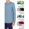 image:imageSTRETCH IS COMFORT Boys Oh So Soft Long Sleeve Top Crew Neck  416White
