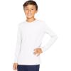 image:imageSTRETCH IS COMFORT Boys Oh So Soft Long Sleeve Top Crew Neck  416White