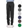 image:imageSTRETCH IS COMFORT Boys Slim Fit Jogger Play Pants  Soft PullOn Lounge Bottoms  Everyday School or Playwear  XSXLBlack