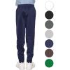 image:imageSTRETCH IS COMFORT Boys Slim Fit Jogger Play Pants  Soft PullOn Lounge Bottoms  Everyday School or Playwear  XSXLNavy Blue