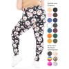 image:imageSTRETCH IS COMFORT Womens and Plus Size Oh So Soft Knee amp Full Length Leggings  Lots of Prints  Adult Sizes S7XFloral Navy