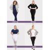 image:imageSTRETCH IS COMFORT Womens and Plus Size Oh So Soft Knee amp Full Length Leggings  Lots of Prints  Adult Sizes S7XFloral Navy