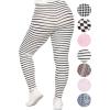 image:imageSTRETCH IS COMFORT Womens and Plus Size Oh So Soft Knee amp Full Length Leggings  Lots of Prints  Adult Sizes S7XNautical Black Stripes
