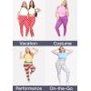 image:imageSTRETCH IS COMFORT Womens and Plus Size Oh So Soft Knee amp Full Length Leggings  Lots of Prints  Adult Sizes S7XRed Reindeer