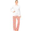 image:imageSTRETCH IS COMFORT Womens and Plus Size Oh So Soft Knee amp Full Length Leggings  Lots of Prints  Adult Sizes S7XRed White Stripes Straight Leg