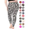 image:imageSTRETCH IS COMFORT Womens and Plus Size Oh So Soft Knee amp Full Length Leggings  Lots of Prints  Adult Sizes S7XZebra