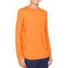 image:imageSTRETCH IS COMFORT Boys Oh So Soft Long Sleeve Top Crew Neck  416Orange