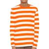 Orange White Stripes